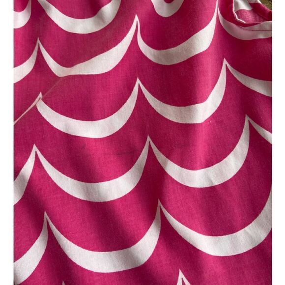 Kelly's Kids Pink & White Scalloped Polka Dot Tie Shoulder Maxi Dress Size 5-6 - Picture 4 of 4